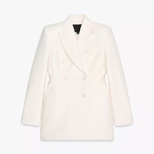 Zara Cream Double-Breasted Blazer (Could be Dress)